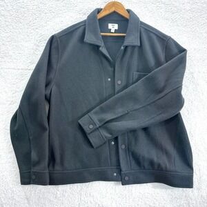 Mode Of One Jacket Men's Gray XXL Long Sleeve Knit Trucker